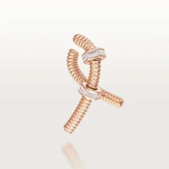 Orecchino sinistro Ecrou De Cartier – Oro rosa, diamanti – Cartier