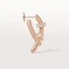 Orecchino sinistro Ecrou De Cartier – Oro rosa, diamanti – Cartier