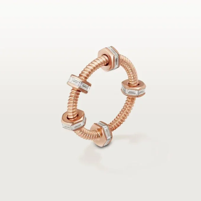 Oro rosa, diamanti – Cartier