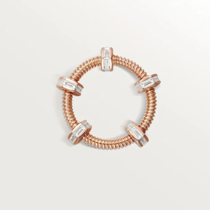 Oro rosa, diamanti – Cartier