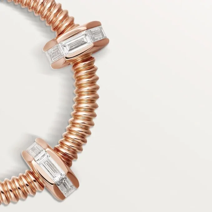Oro rosa, diamanti – Cartier