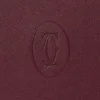 Portafoglio, Must De Cartier – Pelle di vitello bordeaux, finitura dorata – Cartier