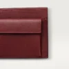 Portamonete/Banconote/Pelle di vitello bordeaux, finitura dorata – Cartier