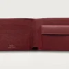Portamonete/Banconote/Pelle di vitello bordeaux, finitura dorata – Cartier